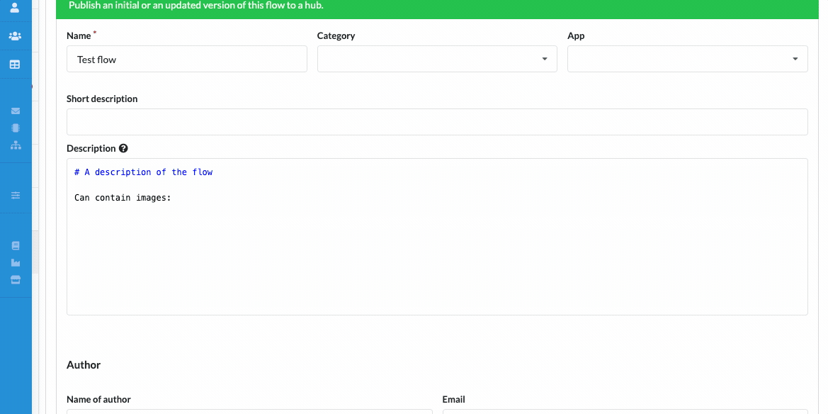 Dragging files from the desktop onto the description to add them as attachments
