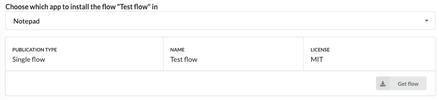 Install publication with link in Cuesta